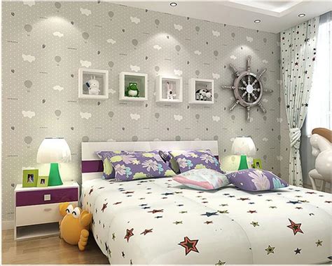 Beibehang Modern Decorative 3d Wallpaper Children Bedroom Wallpaper