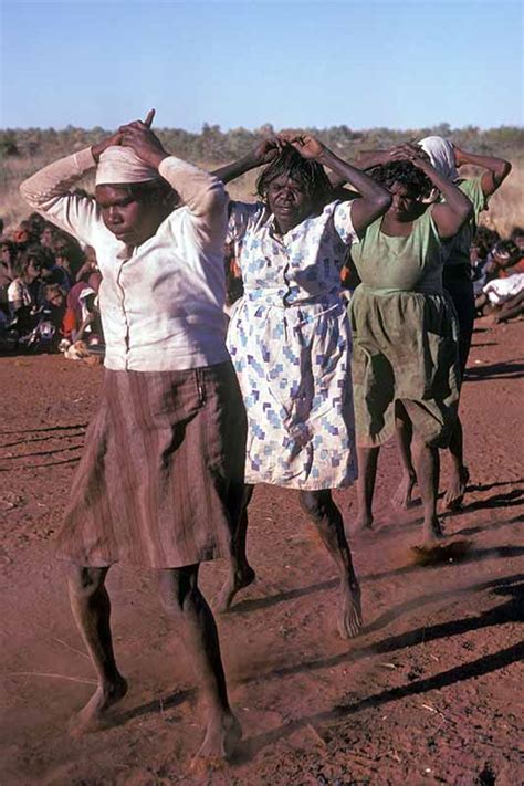 Mothers Dancing Aboriginal Initiation Ceremonies Central Australia