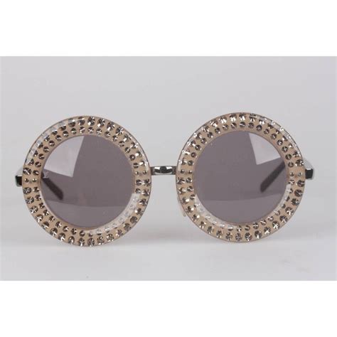 Louis Vuitton Strass Large Round Model Nelly Sunglasses Z0505u For Sale At 1stdibs Louis