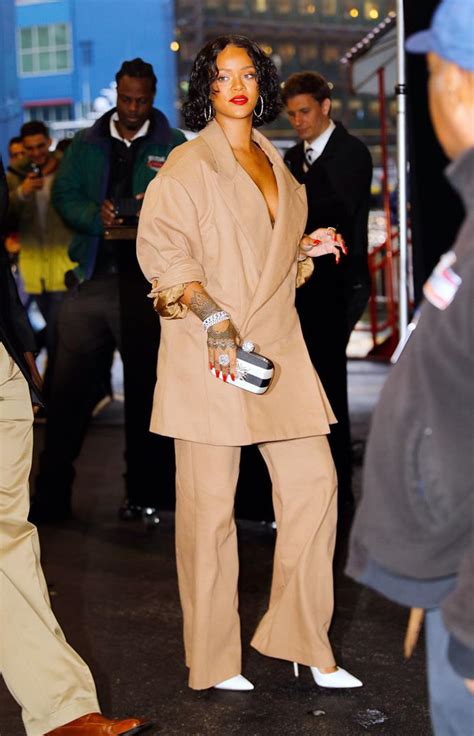 Rihannas Most Outrageous Outfits Elle Australia