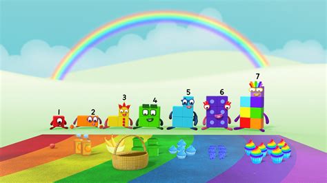 Numberblocks Ar Twitter “🌈 Numberblock Seven 7️⃣ Says Thank You For