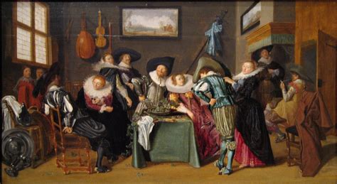 Dirck Hals Дирк Халс 1591 1656 Dutch Baroque Era Painter The Merry