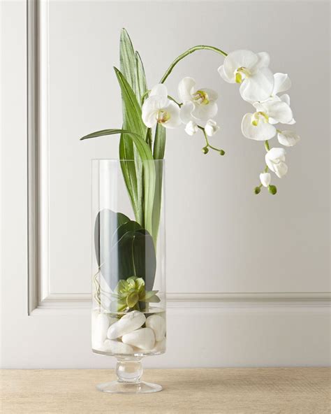 Heartwarming Glass Orchid Vase Plastic Olive Tree