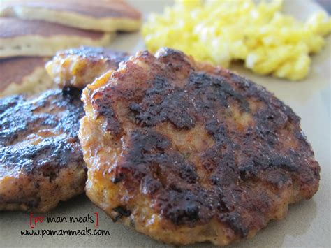 Therefore it is wise to prepare the sausage at home. po' man meals - chicken apple sausage