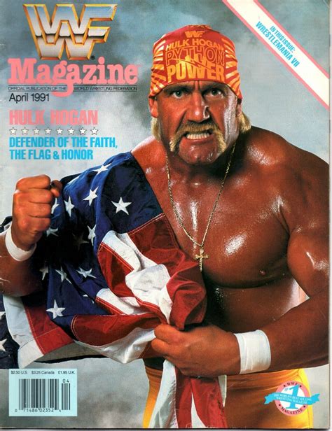 Hulk Hogan April Wwf Wrestling Magazine Wwe Catalog Undertaker