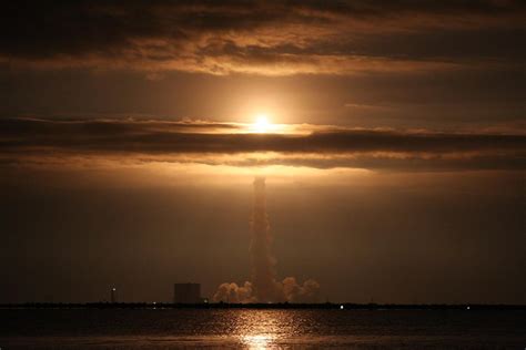 Last Night Time Shuttle Launch Of The Space Shuttle Endeavour
