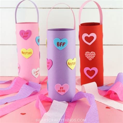Heart Windsock Valentines Day Craft I Heart Crafty Things