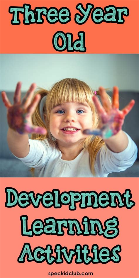 Three Year Old Development Learning Activities Physical Development