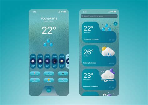 Ui Design Weather App Figma