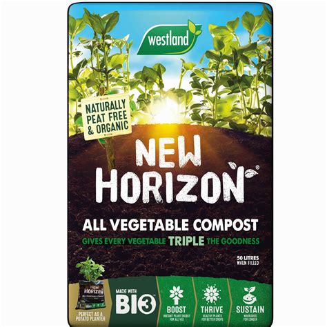 New Horizon Vegetable Growing Compost 50l The Gardens Group