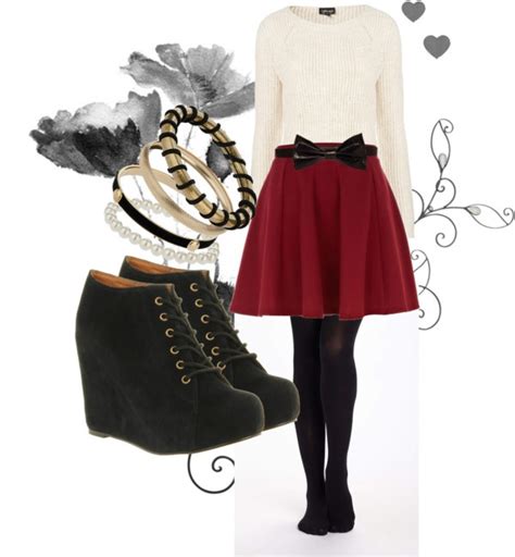 Polyvore Outfits With Skirts