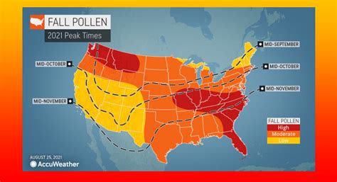 Accuweather 2021 Us Fall Allergy Forecast Texas Border Business
