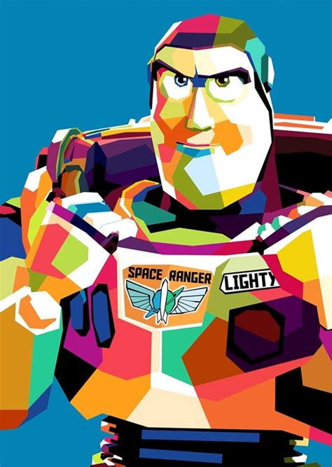 Buzz Lightyear Wpap Posters And Art Prints Door Awang Widyatama Printler