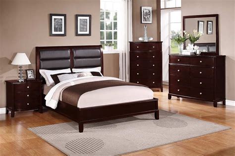 For each piece of our cherry wood furniture, boards are carefully selected for excellence in grain match, color and width. Dark Cherry Queen Bed - Orange County Furniture Warehouse ...