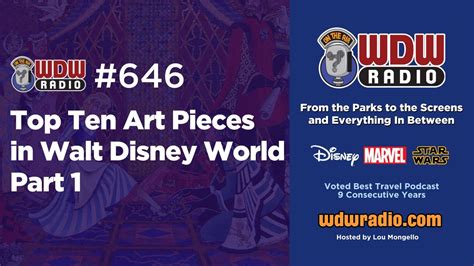 Wdw Radio 646 Top Ten Art Pieces In Walt Disney World Part 1 Made By