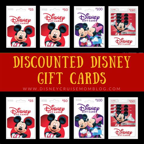 Discounted Disney T Cards • Disney Cruise Mom Blog