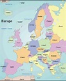 Europe Countries Map Quiz map of europe labeled countries ...