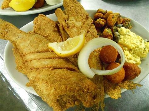 · massage mayo and mustard together onto the fish on both sides and sprinkle some . The 10 Restaurants That Serve The Best Fried Catfish In ...