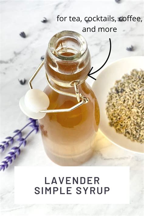 How To Make Lavender Simple Syrup Daily Tea Time Recipe Simple