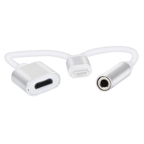 Iphone Lightning Aux Adapter Kopfhörer Headphone 2 In 1 Ladekabel