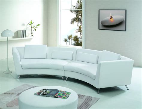 Modern White Leather Sectional Sofa My Xxx Hot Girl