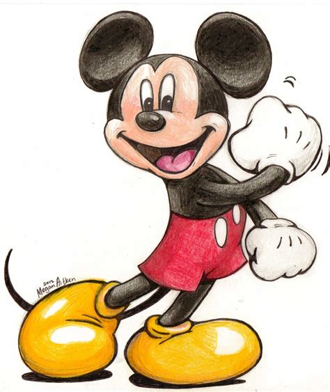 Pencil Drawings Mickey Mouse Vlrengbr