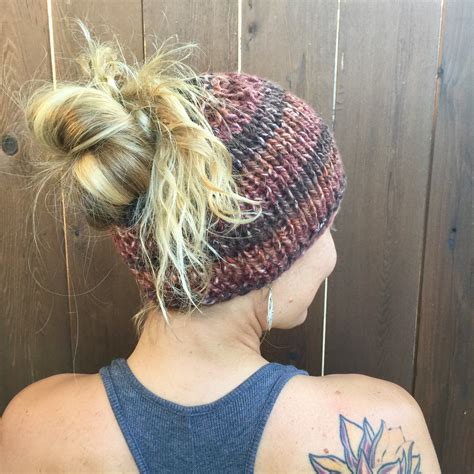 We did not find results for: Free Pattern: Chunky Knit Messy Bun Hat - made by marni