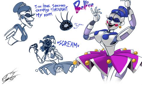 Ballora Sketch Fnaf Sister Location By