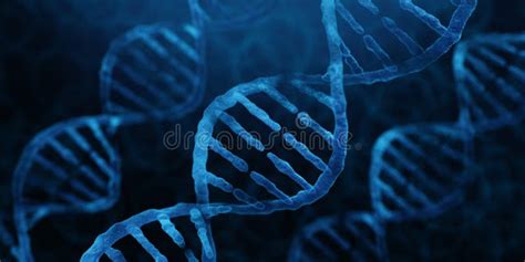 Dna Biotechnology Science Medicine Genetic Concept 3d Render