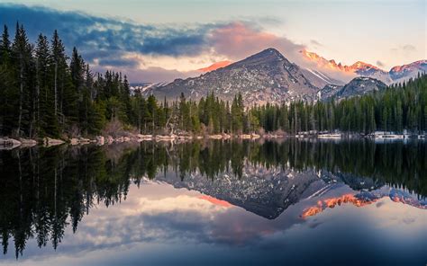 2880x1800 Bear Lake Reflection At Rocky Mountain National Park 4k