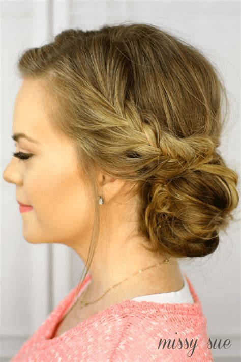 Waterfall French Braid Updo