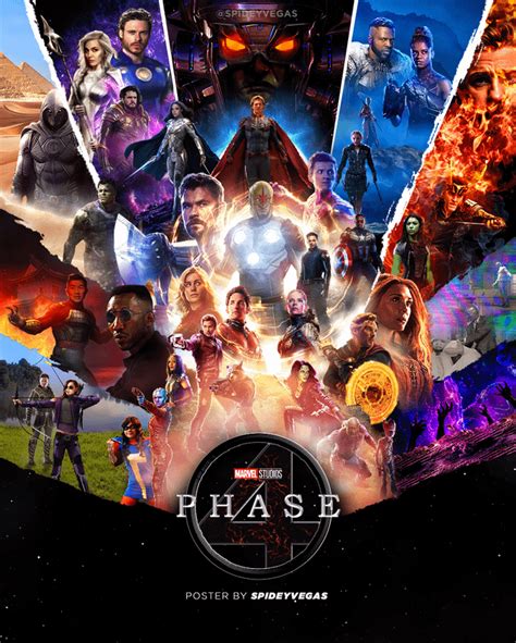 My Phase 4 Poster The Future Of The Mcu Is Bright Rmarvelstudios