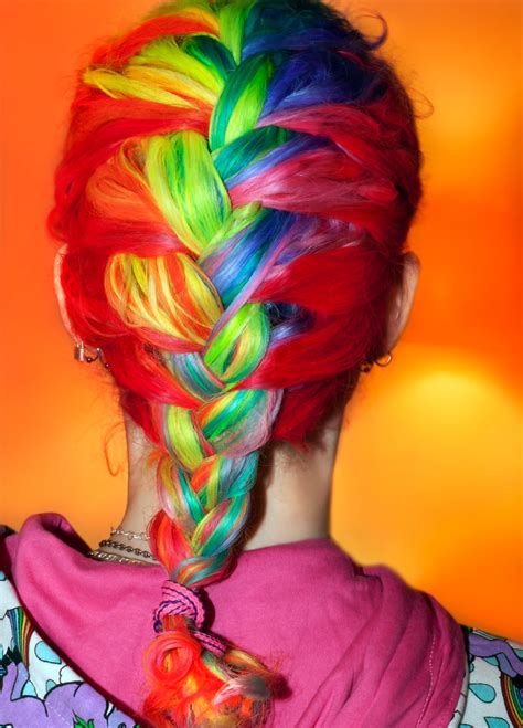 Day 154 Of 365 Year 2 Rainbow French Braid Not