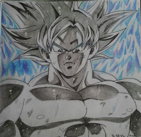 Dibujos De Goku Ultra Instinto Lapiz Y Color Dibujarte Amino