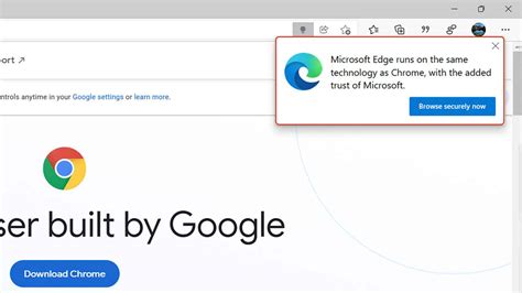 Microsoft Insistirá En Que Uses Edge Al Intentar Descargar Chrome