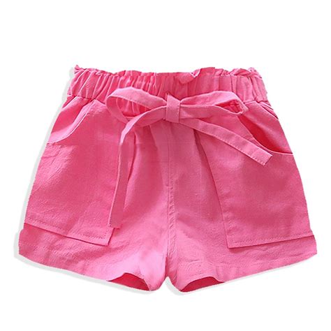 Baby Girls Cotton Shorts Children Candy Color Shorts Summer Kids Short