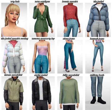 Arethabee Baby Its Cold Outside In 2021 Sims 4 Mods Clothes Sims 4