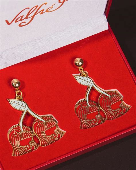 The New Darling Lucy Earrings 🍒 They Come In The Cutest Custom Valfré