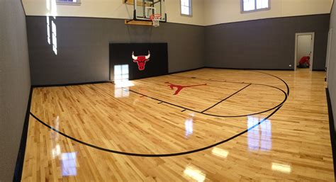 Pin By Sport Court Midwest On Wood Athletic Flooring Home Basketball