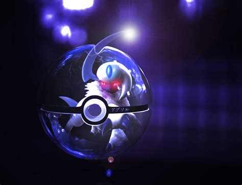 The Pokeball Of Absol By Wazzy88 On Deviantart