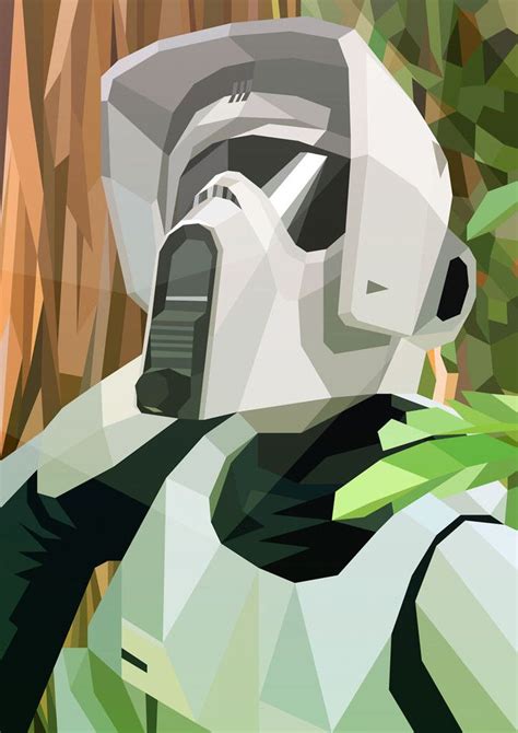 Scout Trooper By Liam Brazier Star Wars Painting Star Wars Artwork