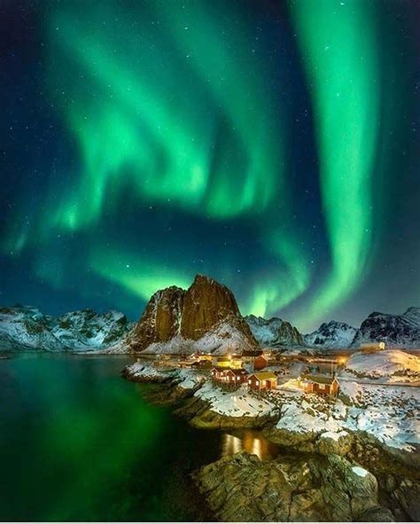 Aurora Boreal En Islas Lofoten Noruega Modren Villa Shares