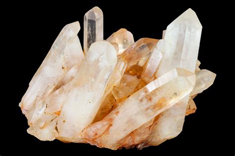 75 Tangerine Quartz Crystal Cluster Large Crystals Madagascar For