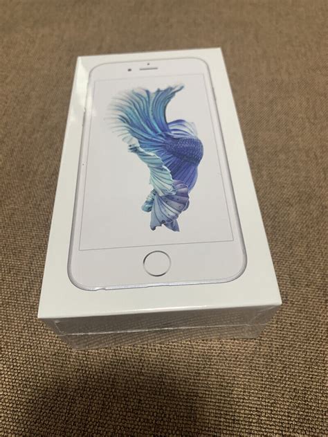 Sealed In Box Apple Iphone 6s 64gb 128gb Unlocked Silver Smartphone