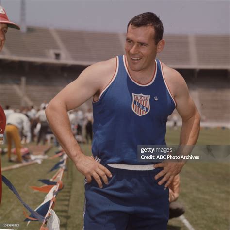 Athlete At Mens Track And Field Event At The 1968 Summer Olympics