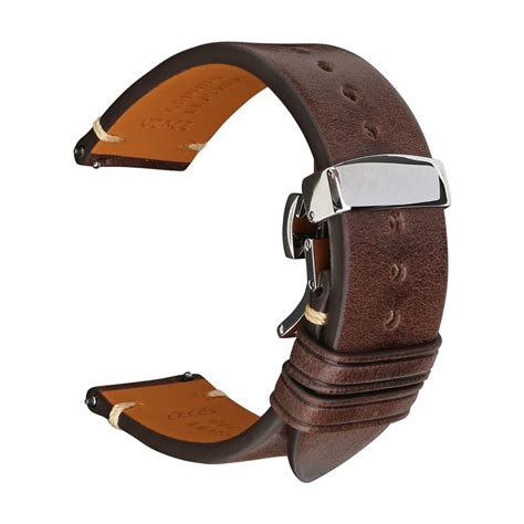 Buy Quick Release Watch Band Rezero Top Grain Leather Watch Straps For