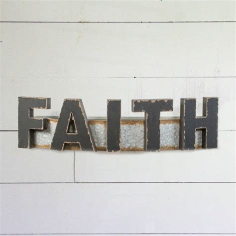 Faith Word Decor Word Decor Decor Wall Art Above Tv