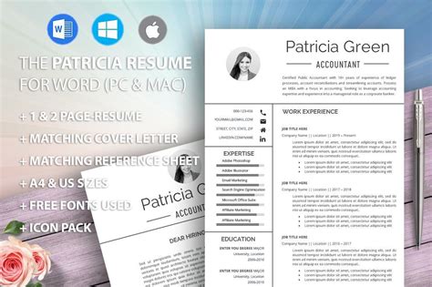 Make a winning product manager resume in minutes to land the ideal job. Manager Resume CV Template for Word, Financial clerks ...