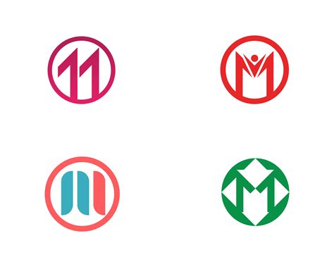 M Letter Logo Template 565950 Download Free Vectors Clipart Graphics