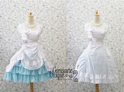 Pretty Classic Ruffles Victorian Adjustable Dress On Two Etsy